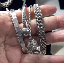 Silvertone Bracelets