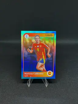 2025 Topps Merlin UEFA Womens Euro Mariona Caldentey Blue /99