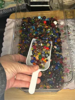 Czech Glass Vintage Beads And Vintage Marbles