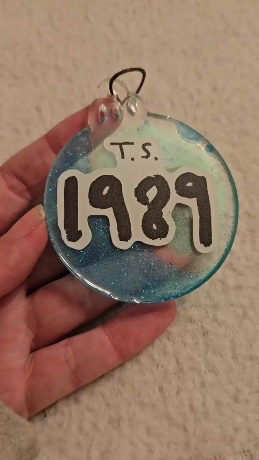 Handmade Resin Taylor Swift 1989 Ornament