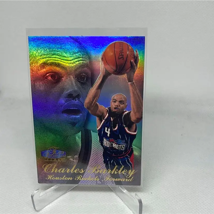 1997-98 FLAIR SHOWCASE ROW 3 CHARLES BARKLEY Houston Rockets
