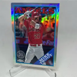 2023 topps chrome update mike trout #88cu-2 Angels 