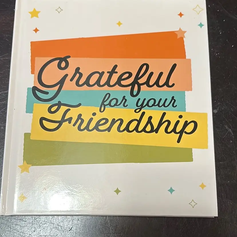 Grateful For Your Friendship Book