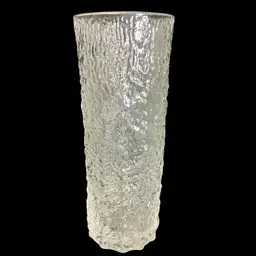Ice Texture Cylinder Vase