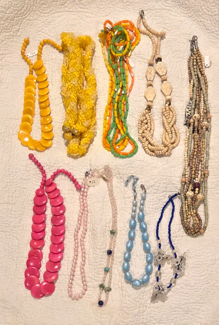 Lot of 50 Vintage Beaded Necklaces