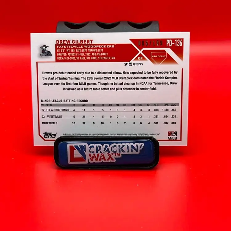 Drew Gilbert 2023 Topps Pro Debut Fuschia Foil 85/199 Astros