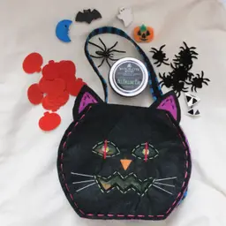 Halloween Mini Black Cat Tote + Witch City Wicks Candle + More!