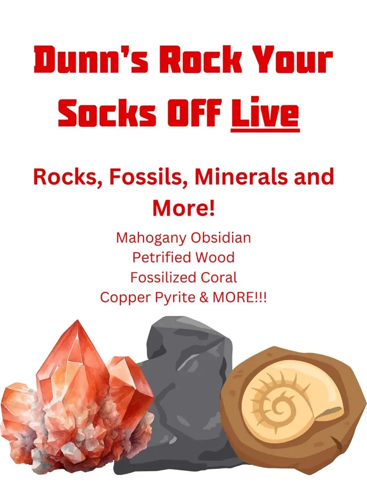 Our Second Live!! Rocks, Minerals & More!!!