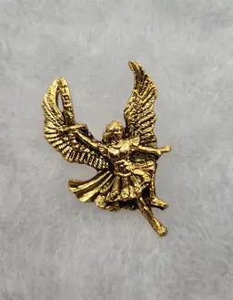 TBN Gold Tone Archangel Pin