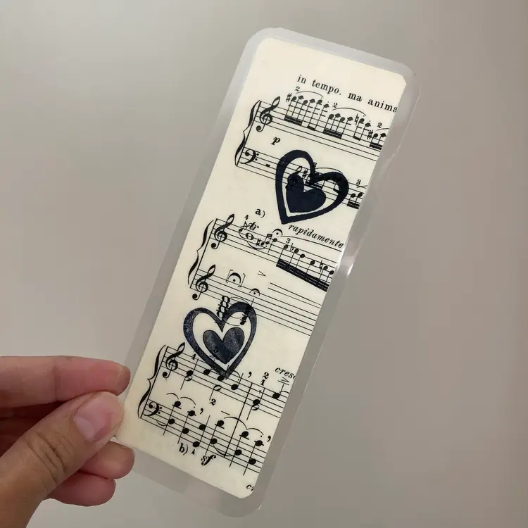 Love And Music Bookmark