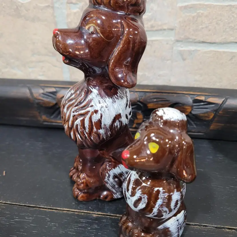 Redware Poodles Set Of Two