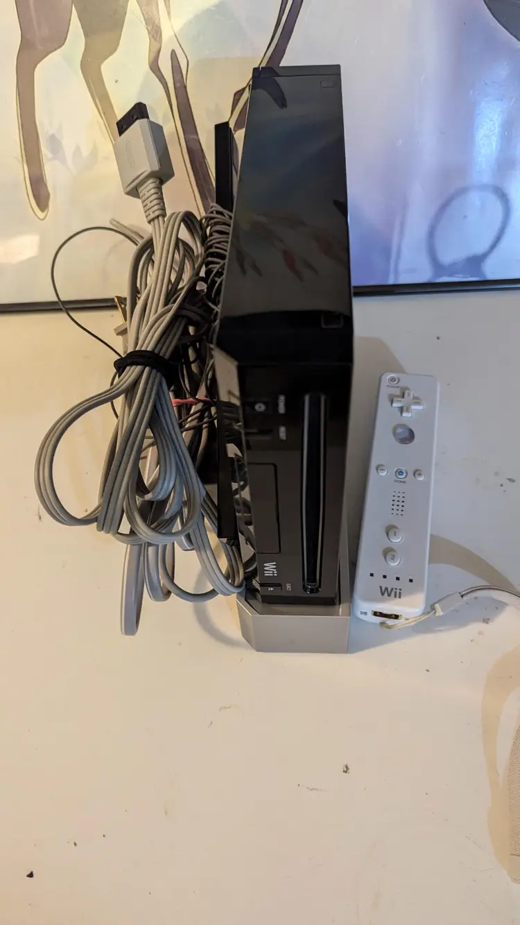 Black Nintendo Wii System