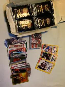 Lot vintage football basketball sport cards 300+