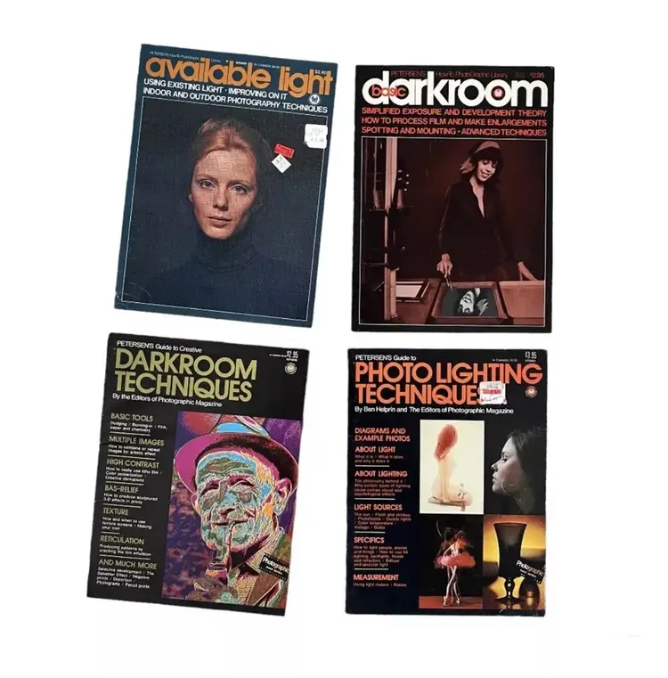 Lot 11 Photo Magazine Popular & Petersen’s Guide Photography Darkroom Portrait