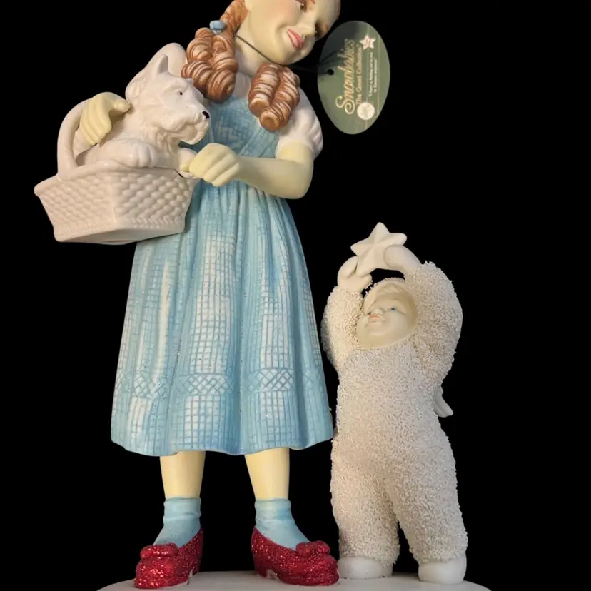 1998 Department 56 Snowbabies "Dorothy" figurine from The Wizard of Oz Guest Collection. New In Box
