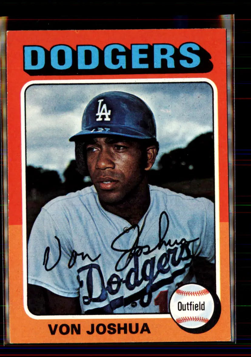 Von Joshua 1975 Topps #547 - Los Angeles Dodgers - (pk1-73)