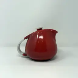 Chinese Red Hall China “Pert” Teapot, Small 3-Cup, Shape 2291, USA