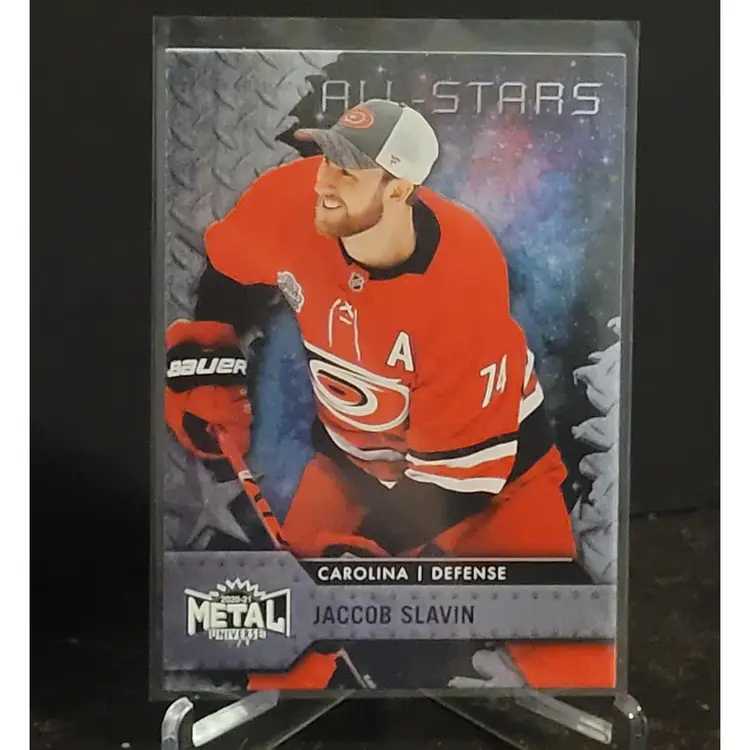 2020-21 Skybox Metal Universe All-Stars SP #155 Jaccob Slavin Carolina