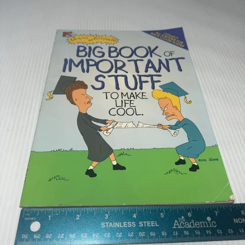 Beavis and Butt-Head Big Book of Important Stuff to Make Life Cool by Mike Judge