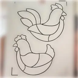 Stained Glass Rooster Or Hen