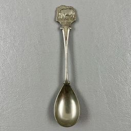 Vintage San Diego Wild Animal Park Collector Souvenir Spoon DAL Holland 5" Rhino