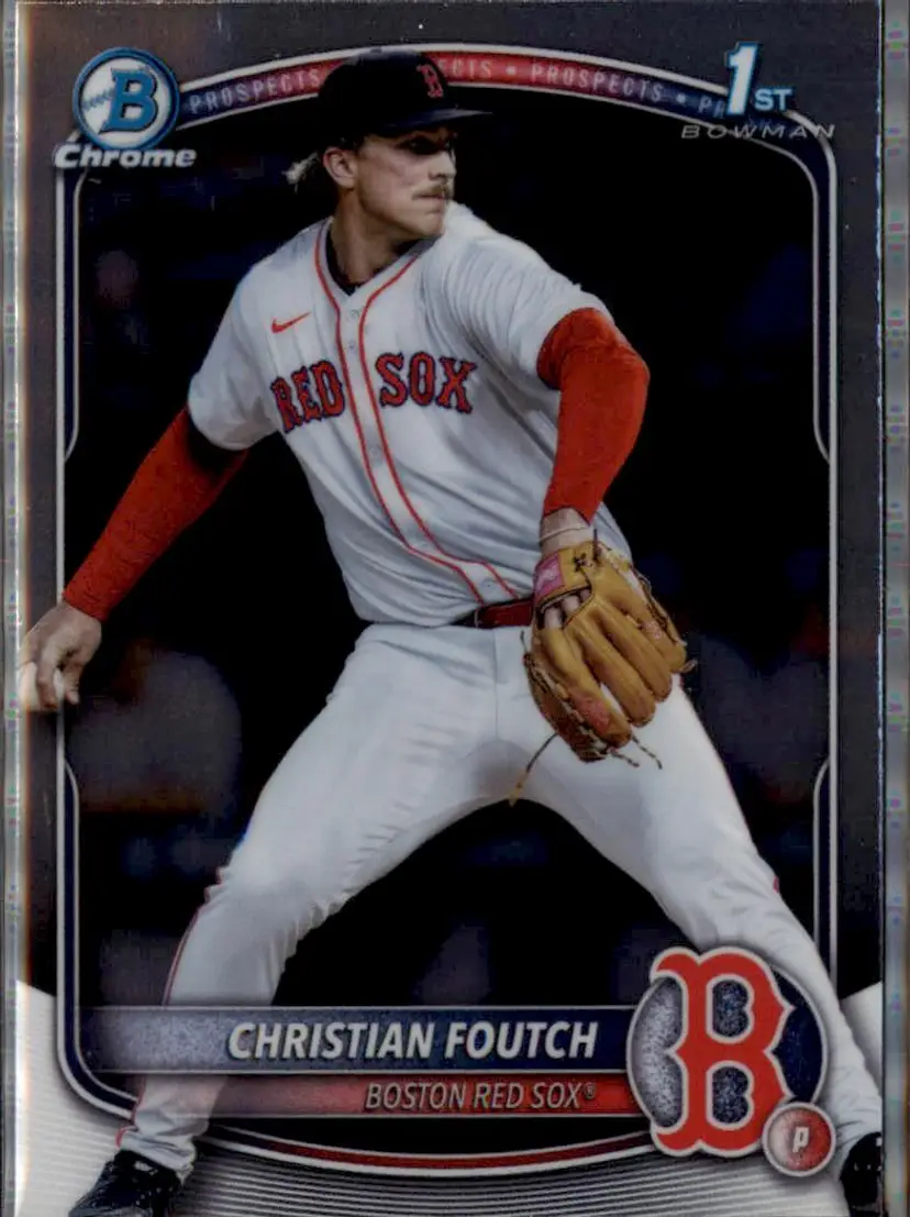 2025 Bowman Draft #BDC-127 Christian Foutch Chrome - (138) - Boston Red Sox