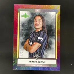Rebeca Bernal 2025 Parkside NWSL Vol 1 Rainbow Shimmer /10 Soccer Card