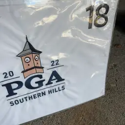 2022 Pga Southern Hills Golf Pin Flag