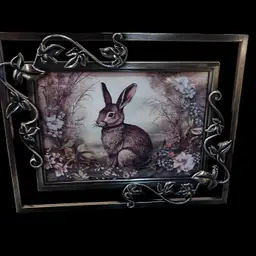 15 Vintage Upcycled Framed Bunny Rabbit Spring Decor