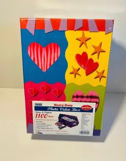 Pioneer Heavy Duty Photo Video Box Acid Free Storage Postcards Recipes Memories