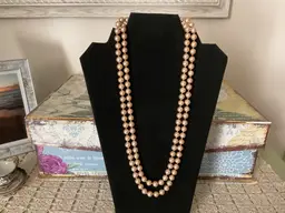 Vintage Double Strand  Pearl Necklace