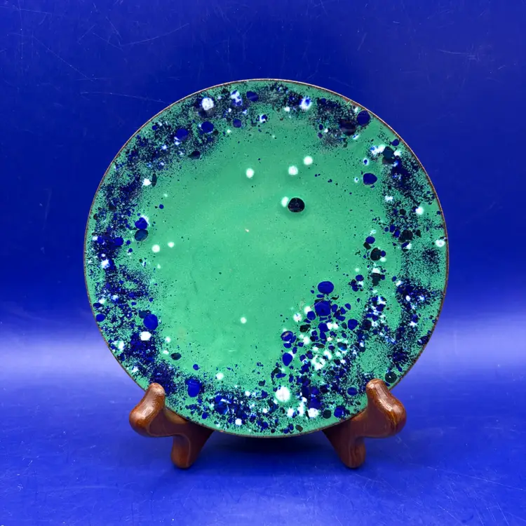 Enamel On Metal Trinket Dish