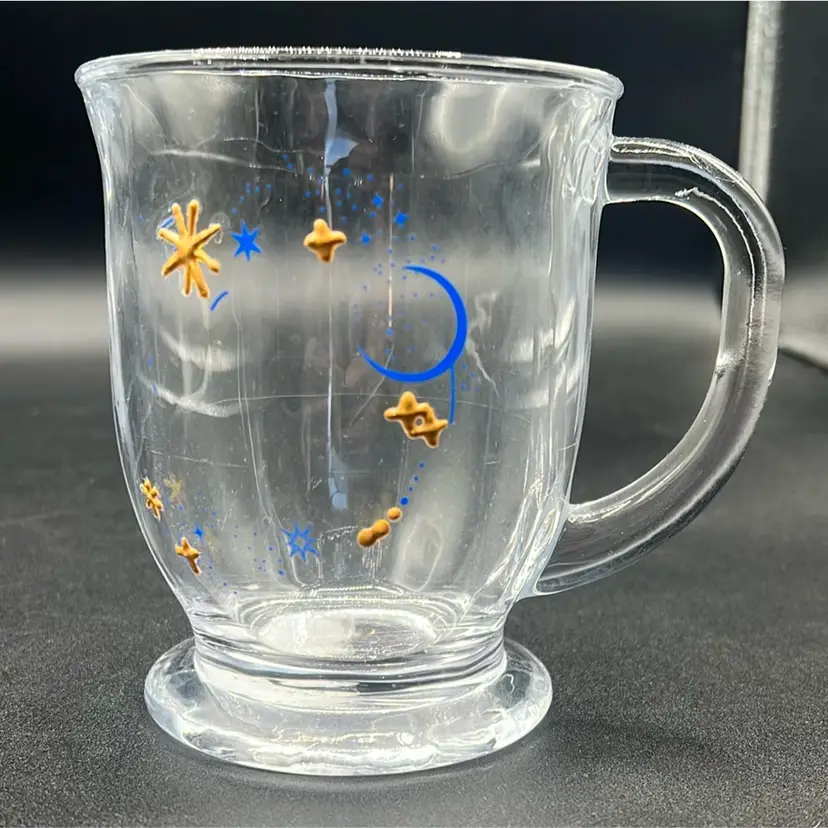 Celestial Clear Glass Mug