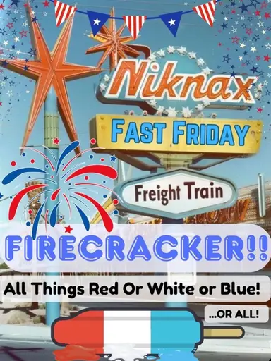 FFFT Firecracker! Red, White & Blue