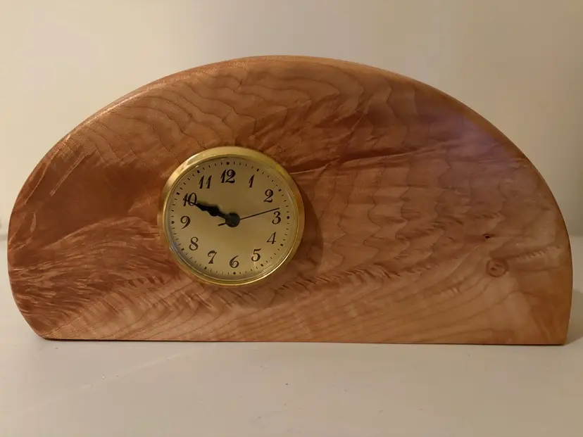Beautiful MCM Wood Analog Clock