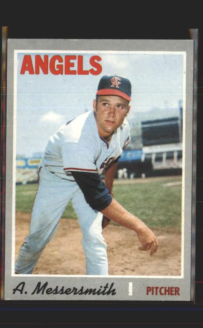 A. Messersmith 1970 Topps #430 - (pk6) - California Angels