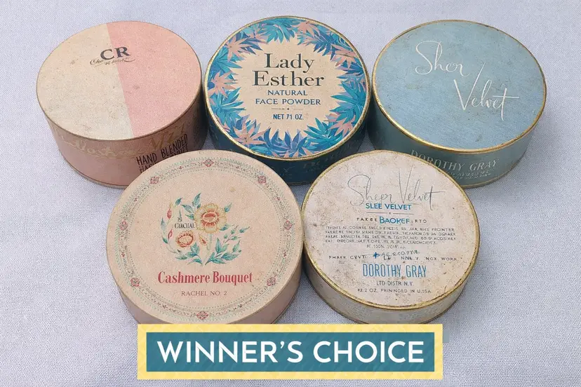 616 💄 Vintage Face Powder Boxes – Vanity Collection (Winner’s Choice)