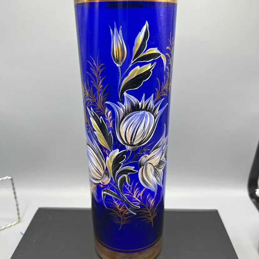 Bohemian Blue Vase