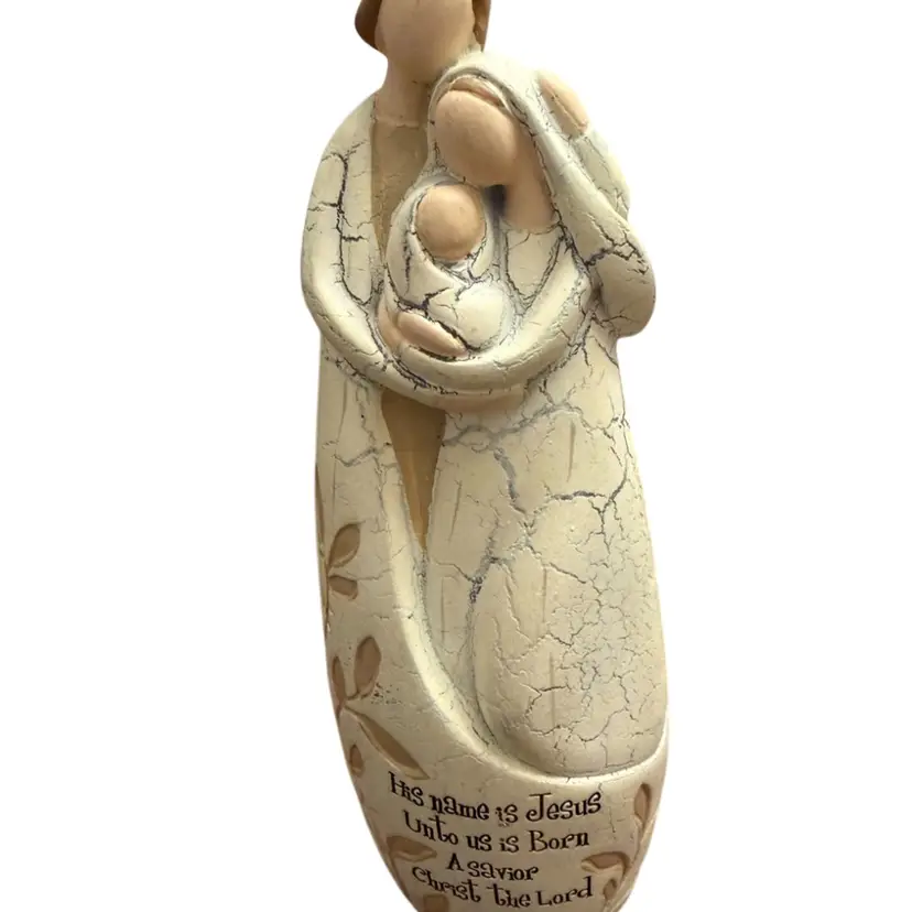 Holy Family Willow Tree Style Figurine