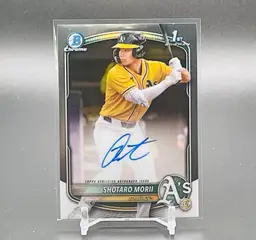 Shotaro Morii 2025 Bowman Chrome 1st Auto - Oakland Athletics
