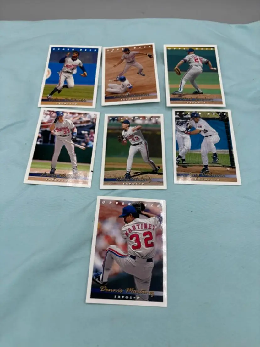 Upper Deck 1992 Lot of 7 Montreal Expos Baseball Cards