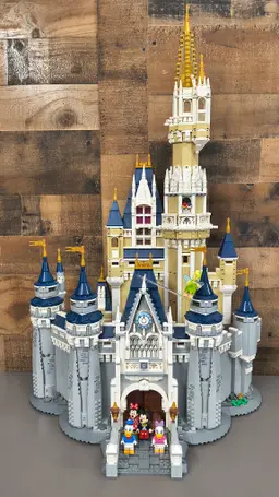 LEGO The Disney Castle 71040 Built once and Displayed Extra Minifigs included