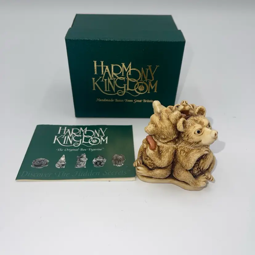 Harmony Kingdom Oktoberfest Bear Figurine1997 Special Event Piece England 2.25”