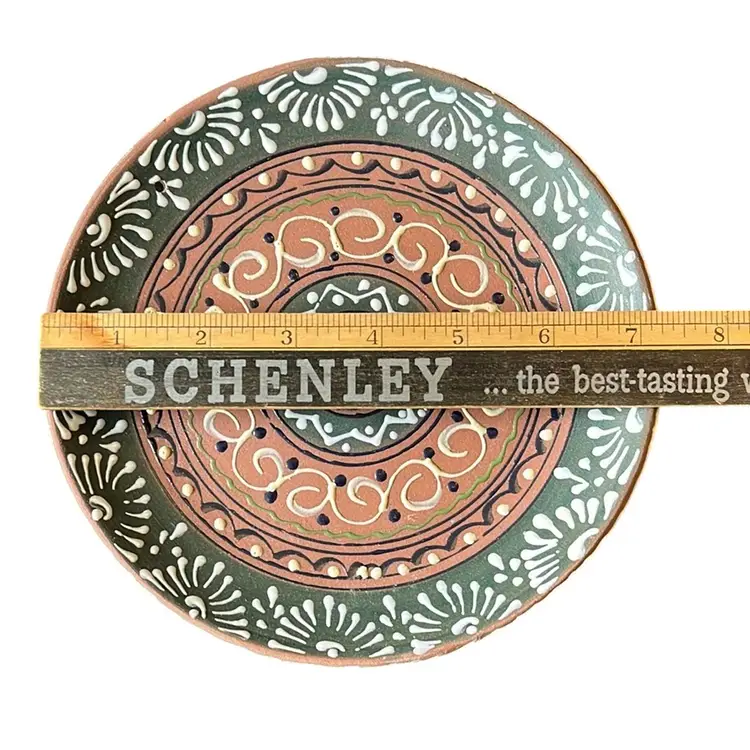 Vintage Terracotta Art Pottery Plate