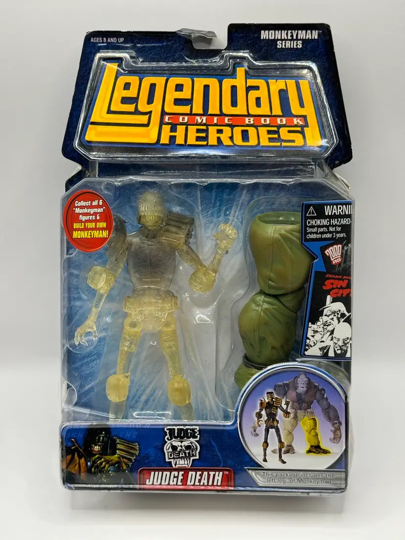 Legendary Comic Book Heroes Judge Death Variant BAF Monkeyman Series 2007 NIP
