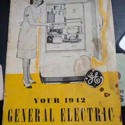 1942 General electric refrigerator manual