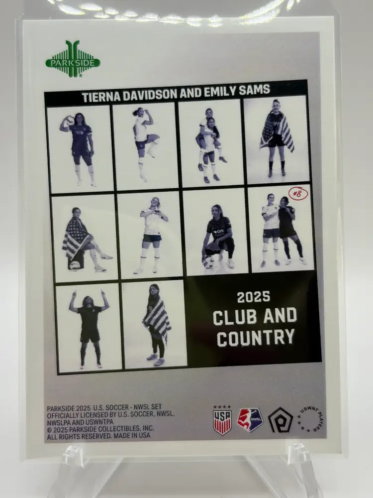 Tierna Davidson & Emily Sams 2025 Club & Country Studio Red /25