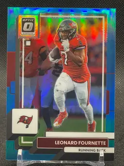 2022 Panini Optic - Leonard Fournette #184 Aqua Prizm /299