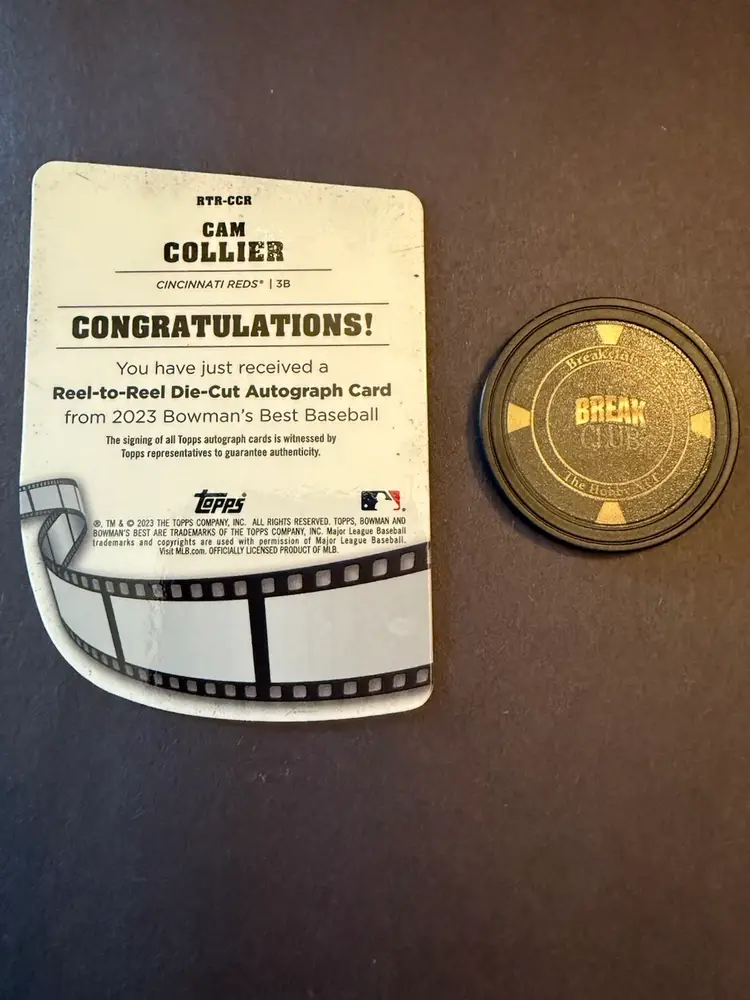 2023 Bowmans Best Reel To Reel Cam Collier Auto /150