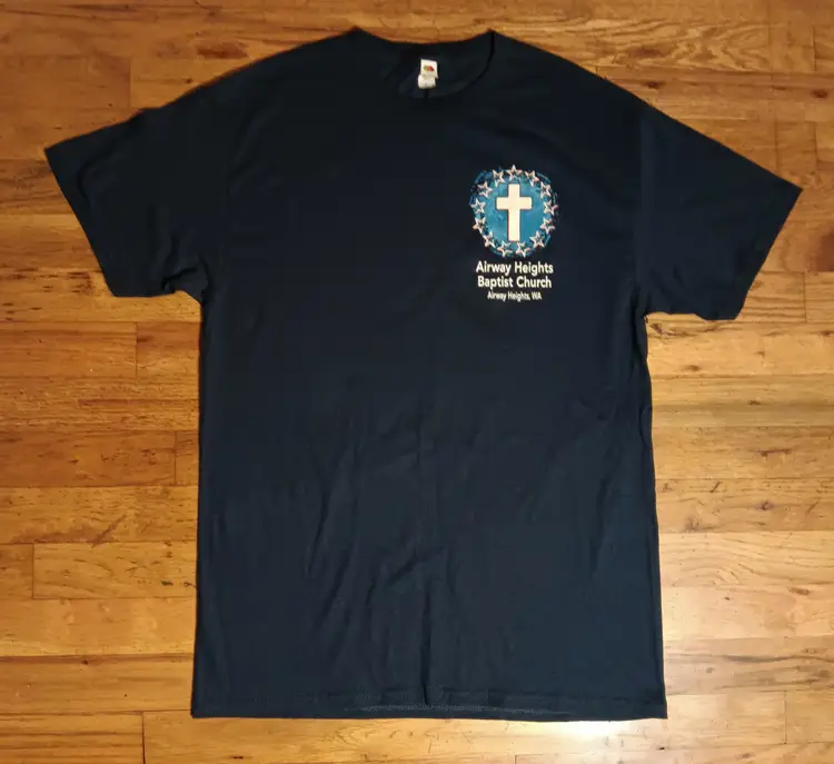 American Christian Freedom thru Jesus Christ t-shirt NEW God Cross Church